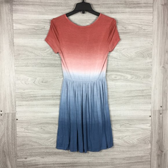 Good Luck Gem V Neck Tri Color Dress - Picture 4 of 6